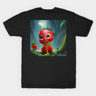 Funny cute strawberry T-Shirt